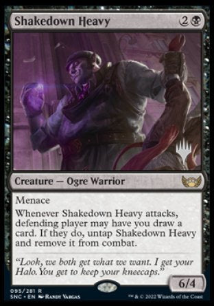 Shakedown Heavy (Promo Pack) [Streets of New Capenna Promos] | Dumpster Cat Games