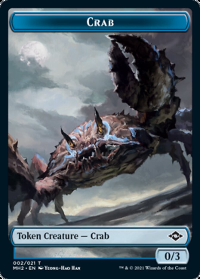 Crab Token [Modern Horizons 2 Tokens] | Dumpster Cat Games