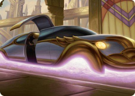 Mysterious Limousine Art Card [Streets of New Capenna Art Series] | Dumpster Cat Games