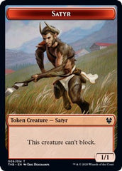 Satyr // Goblin Construct Double-sided Token [Challenger Decks 2021 Tokens] | Dumpster Cat Games