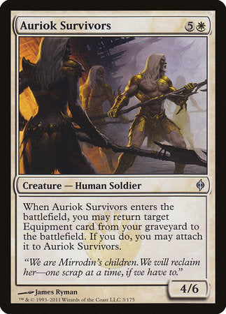 Auriok Survivors [New Phyrexia] | Dumpster Cat Games