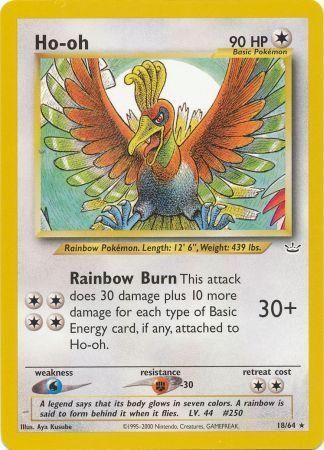 Ho-oh (18/64) [Neo Revelation Unlimited] | Dumpster Cat Games