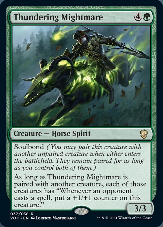 Thundering Mightmare [Innistrad: Crimson Vow Commander] | Dumpster Cat Games