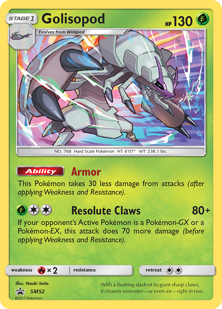 Golisopod (SM52) [Sun & Moon: Black Star Promos] | Dumpster Cat Games