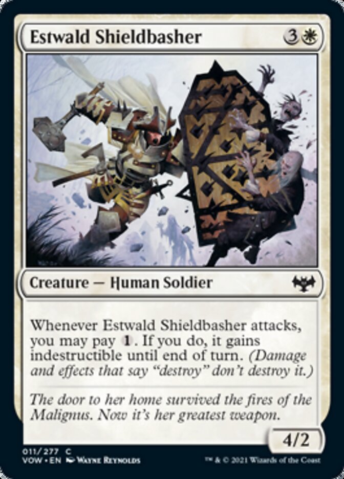 Estwald Shieldbasher [Innistrad: Crimson Vow] | Dumpster Cat Games