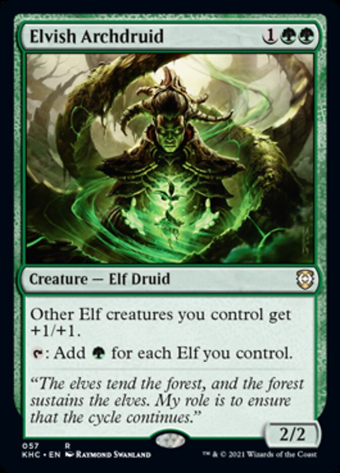 Elvish Archdruid [Kaldheim Commander] | Dumpster Cat Games