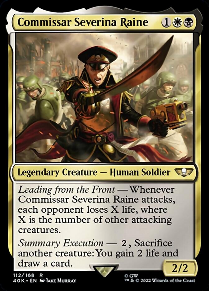 Commissar Severina Raine [Universes Beyond: Warhammer 40,000] | Dumpster Cat Games