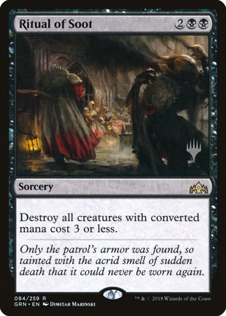 Ritual of Soot [Guilds of Ravnica Promos] | Dumpster Cat Games