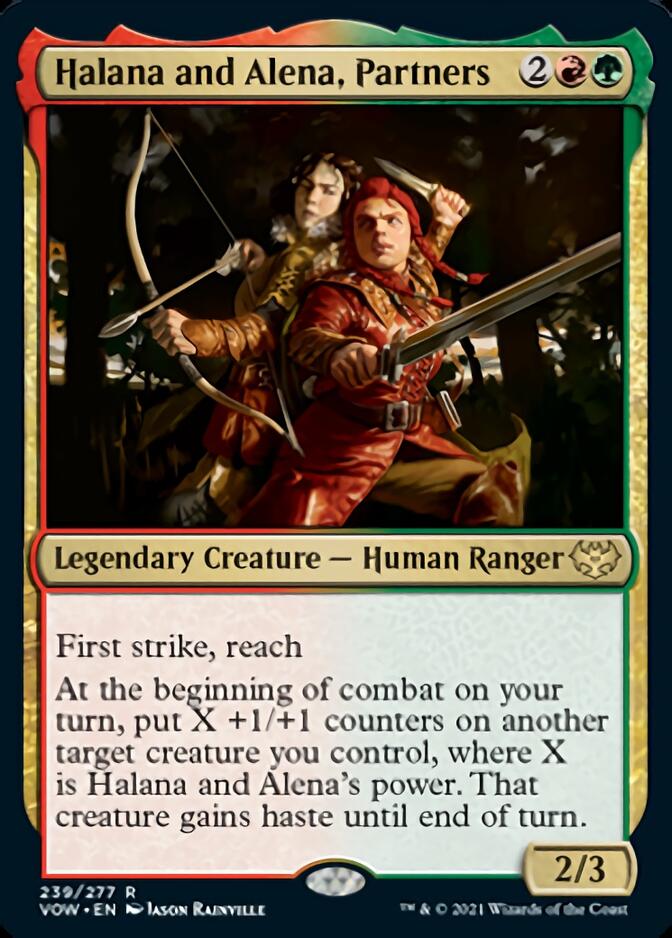 Halana and Alena, Partners [Innistrad: Crimson Vow] | Dumpster Cat Games