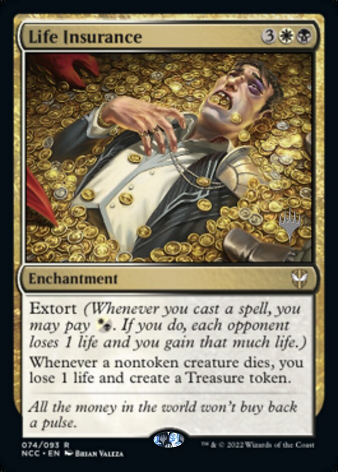 Life Insurance (Promo Pack) [Streets of New Capenna Commander Promos] | Dumpster Cat Games