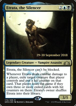 Etrata, the Silencer [Guilds of Ravnica Promos] | Dumpster Cat Games