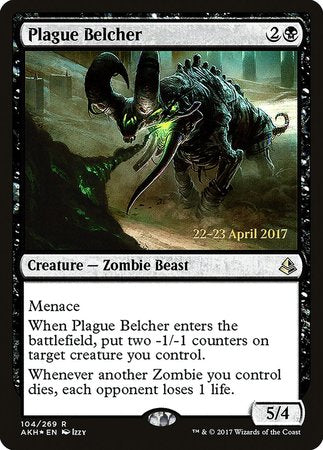 Plague Belcher [Amonkhet Promos] | Dumpster Cat Games