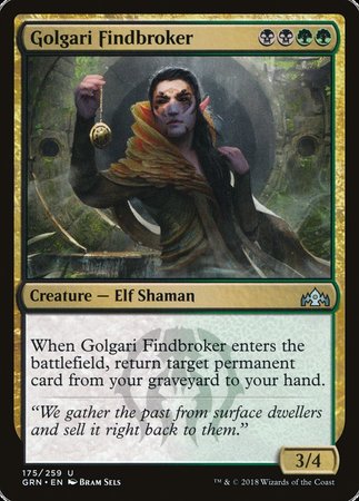 Golgari Findbroker [Guilds of Ravnica] | Dumpster Cat Games