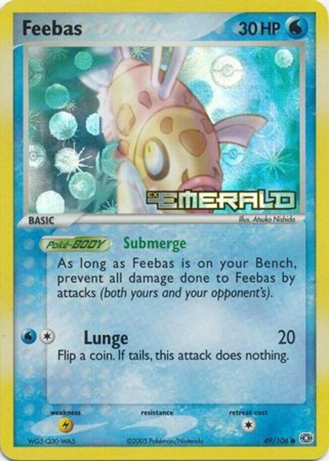 Feebas (49/106) (Stamped) [EX: Emerald] | Dumpster Cat Games