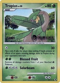 Tropius (52/111) (Staff Prerelease Promo) [Nintendo: Black Star Promos] | Dumpster Cat Games