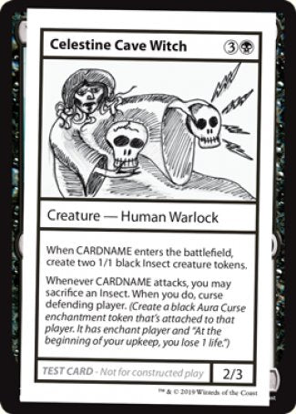 Celestine Cave Witch (2021 Edition) [Mystery Booster Playtest Cards] | Dumpster Cat Games