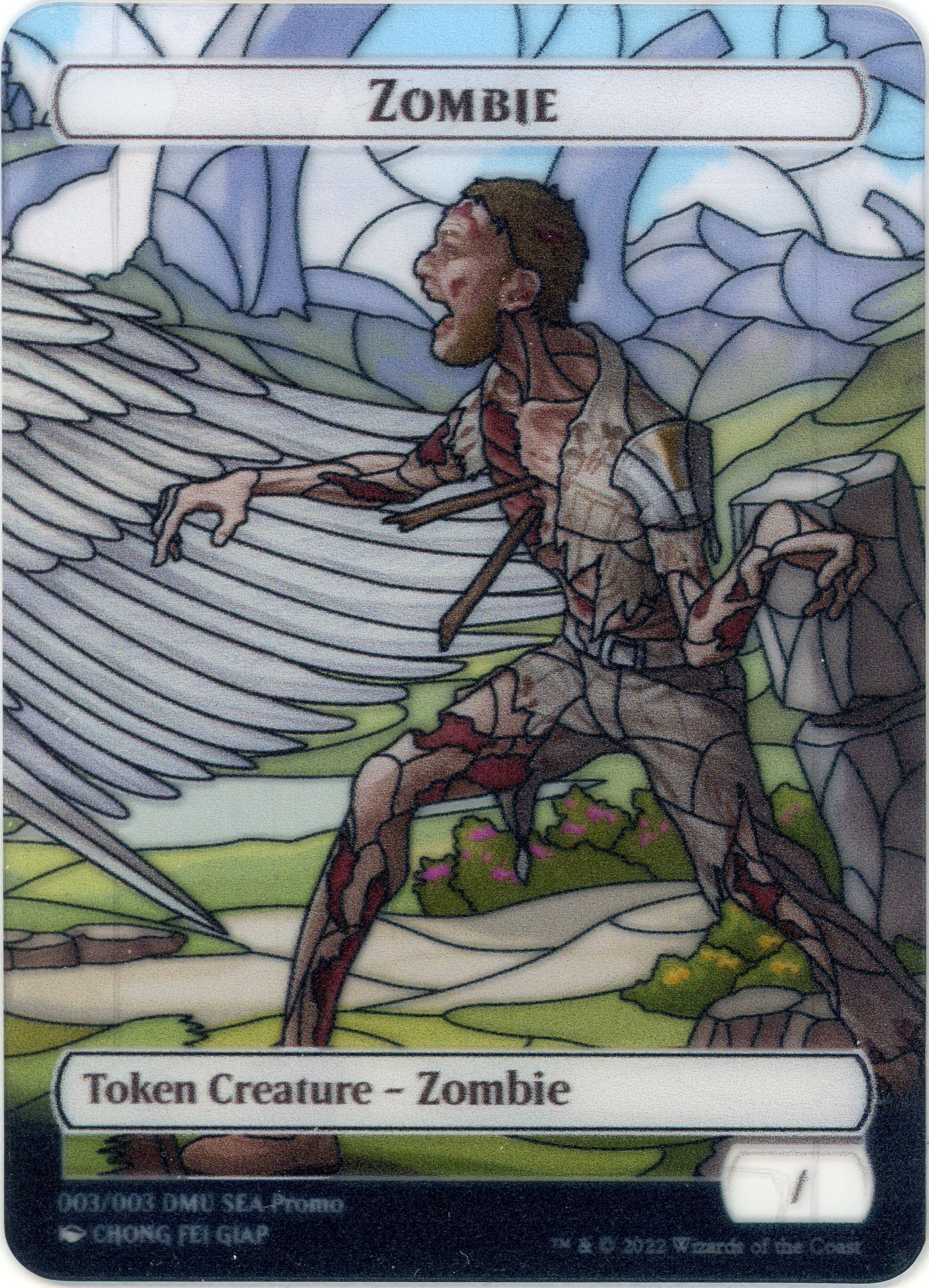 Zombie Token (SEA Exclusive) [Dominaria United Tokens] | Dumpster Cat Games