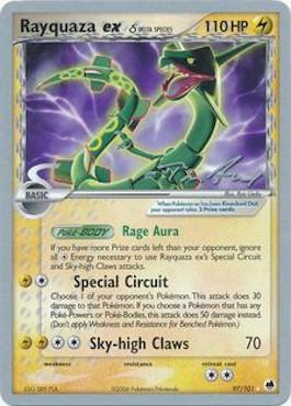 Rayquaza ex (97/101) (Delta Species) (Legendary Ascent - Tom Roos) [World Championships 2007] | Dumpster Cat Games