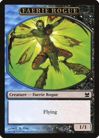 Faerie Rogue Token (Blue/Black) [Modern Masters Tokens] | Dumpster Cat Games