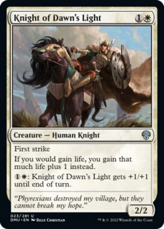 Knight of Dawn's Light [Dominaria United] | Dumpster Cat Games