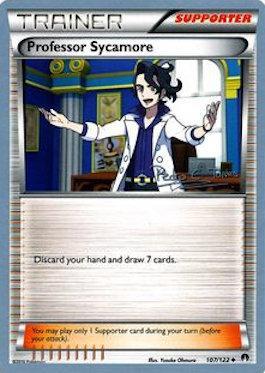 Professor Sycamore (107/122) (Dragones y Sombras - Pedro Eugenio Torres) [World Championships 2018] | Dumpster Cat Games