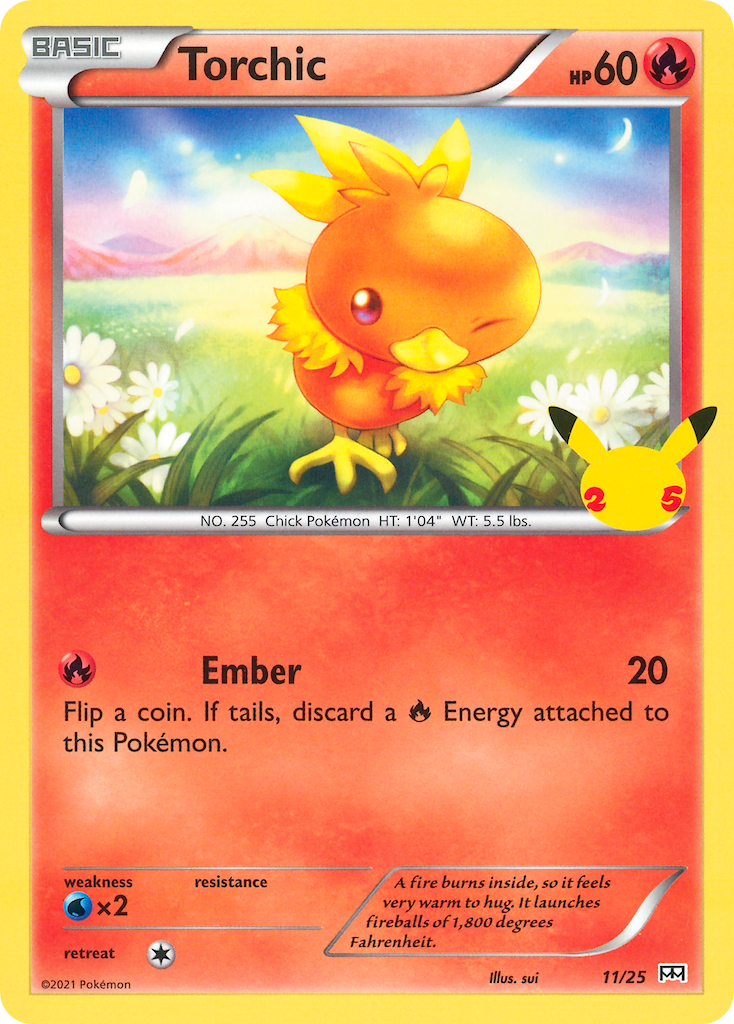 Torchic (11/25) [McDonald's 25th Anniversary] | Dumpster Cat Games