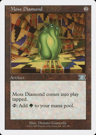 Moss Diamond [Classic Sixth Edition] | Dumpster Cat Games