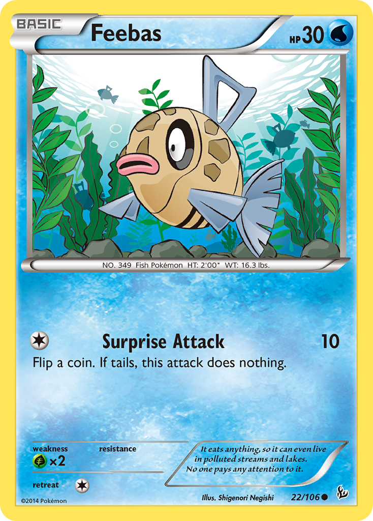 Feebas (22/106) [XY: Flashfire] | Dumpster Cat Games