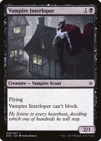 Vampire Interloper [Explorers of Ixalan] | Dumpster Cat Games