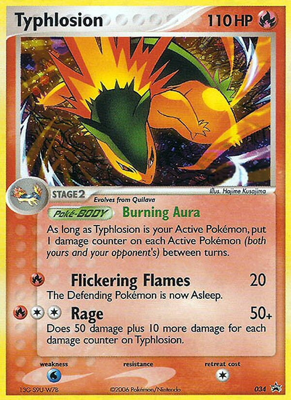 Typhlosion (034) [Nintendo: Black Star Promos] | Dumpster Cat Games