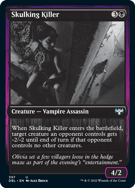 Skulking Killer [Innistrad: Double Feature] | Dumpster Cat Games