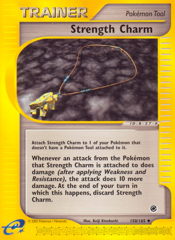 Strength Charm (150/165) [Expedition: Base Set] | Dumpster Cat Games