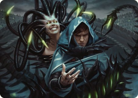 Phyrexian Arena Art Card [Phyrexia: All Will Be One Art Series] | Dumpster Cat Games