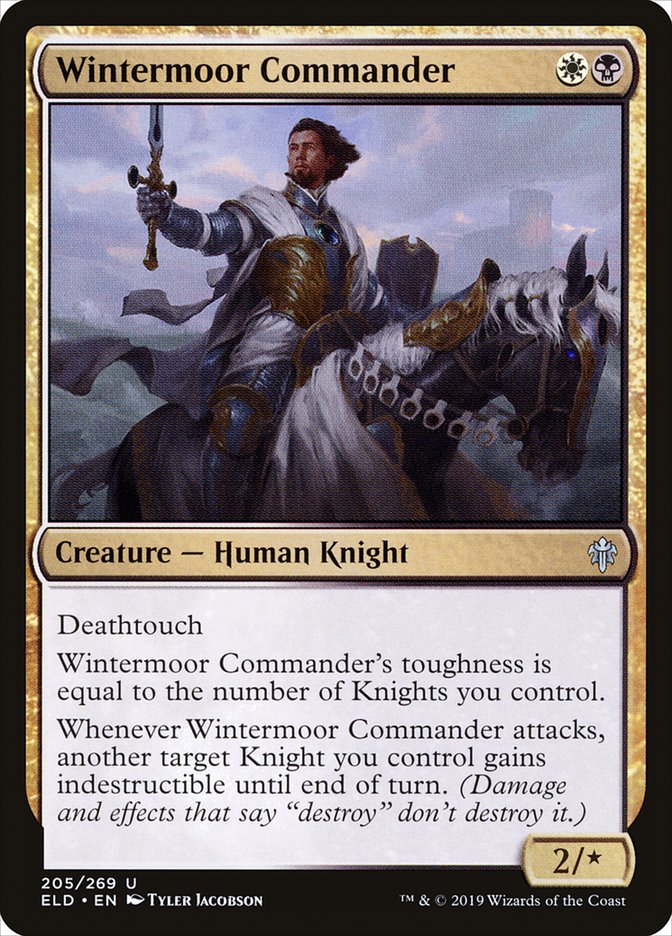 Wintermoor Commander [Throne of Eldraine] | Dumpster Cat Games