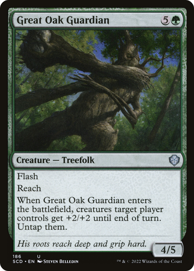 Great Oak Guardian [Starter Commander Decks] | Dumpster Cat Games