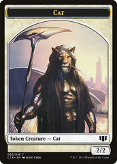 Angel // Cat Double-sided Token [Commander 2014 Tokens] | Dumpster Cat Games