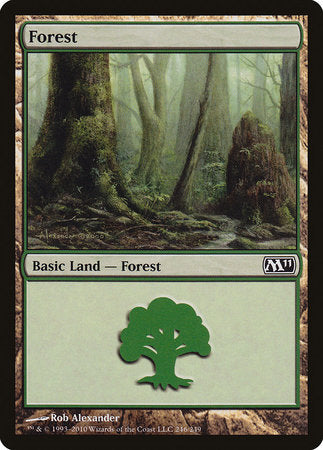 Forest (246) [Magic 2011] | Dumpster Cat Games