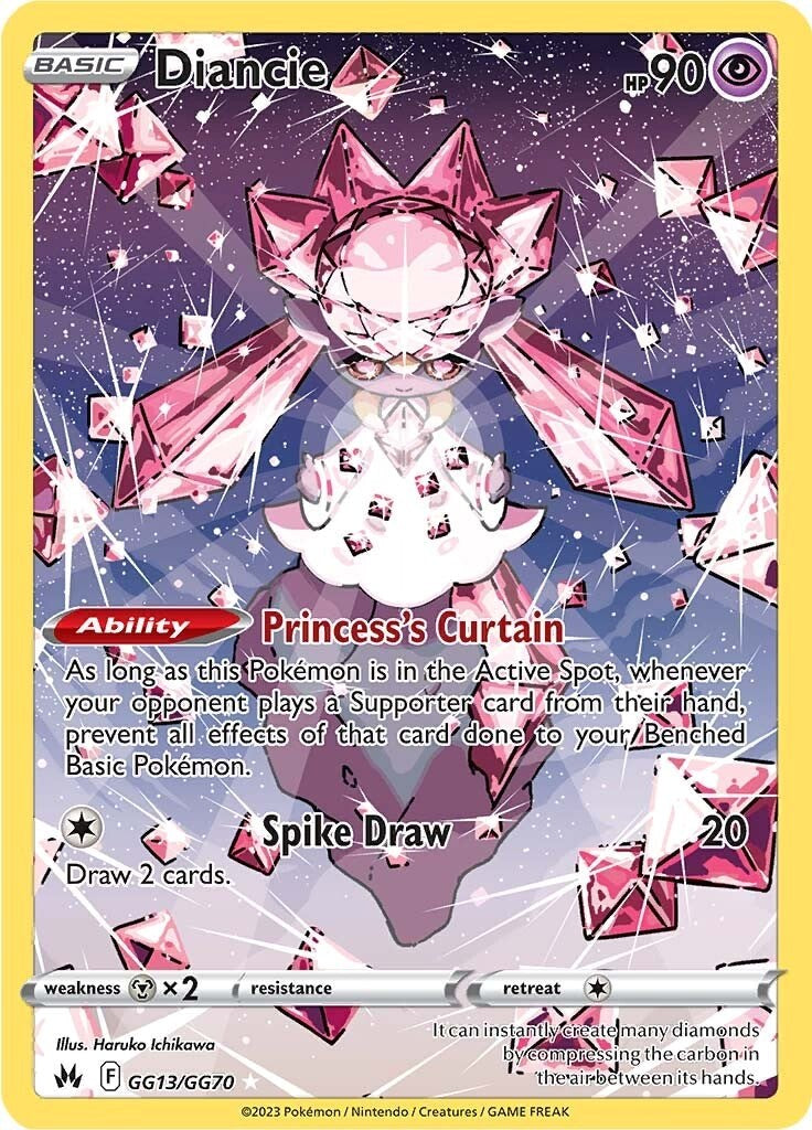 Diancie (GG13/GG70) [Sword & Shield: Crown Zenith] | Dumpster Cat Games