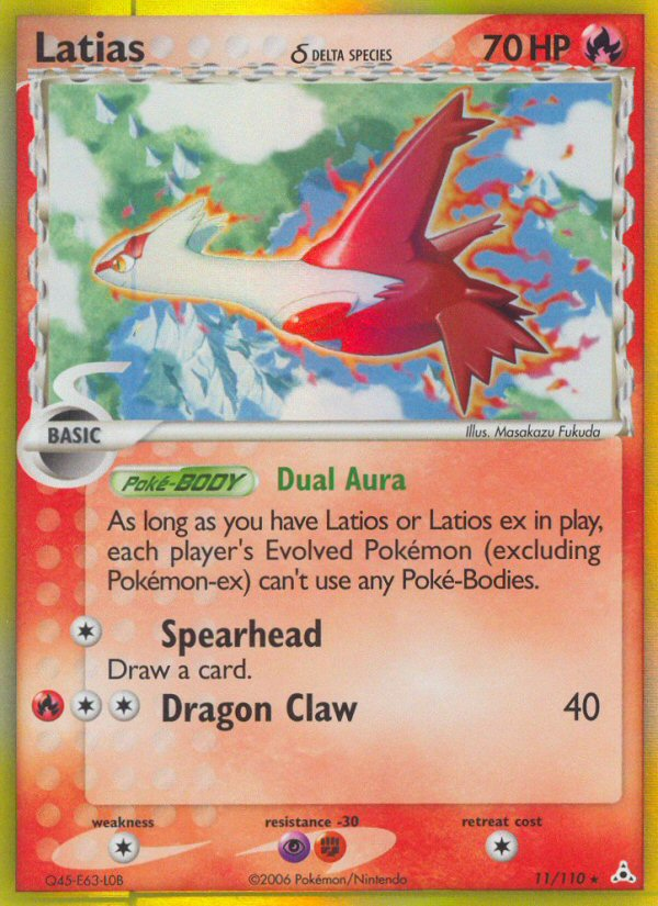 Latias (11/110) (Delta Species) [EX: Holon Phantoms] | Dumpster Cat Games