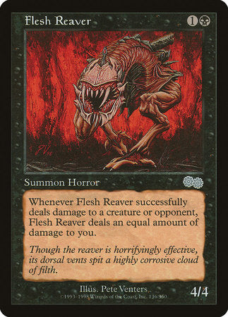 Flesh Reaver [Urza's Saga] | Dumpster Cat Games