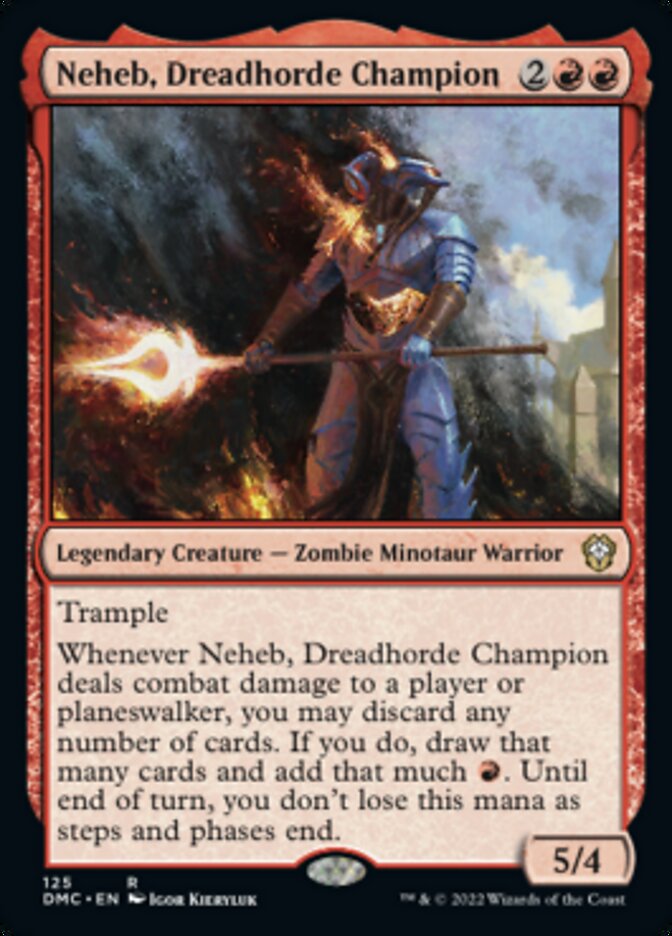 Neheb, Dreadhorde Champion [Dominaria United Commander] | Dumpster Cat Games