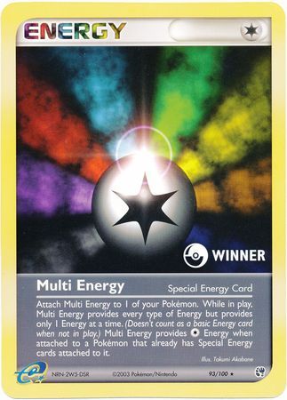 Multi Energy (93/100) (Winner League Promo) [EX: Sandstorm] | Dumpster Cat Games