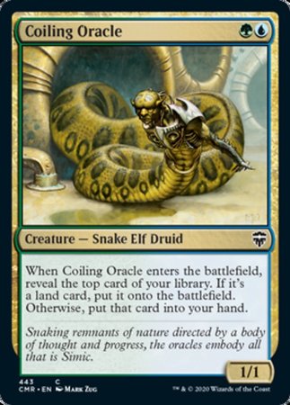 Coiling Oracle [Commander Legends] | Dumpster Cat Games