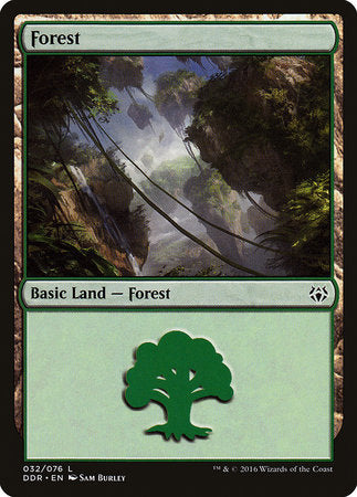 Forest (32) [Duel Decks: Nissa vs. Ob Nixilis] | Dumpster Cat Games