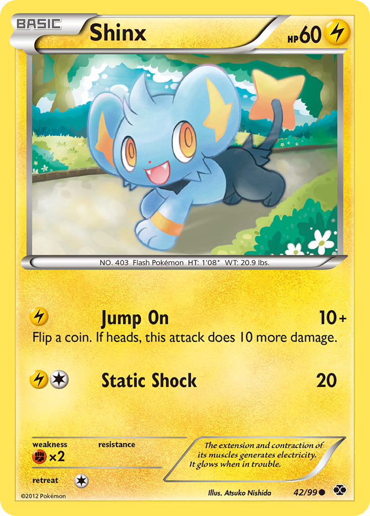 Shinx (42/99) [Black & White: Next Destinies] | Dumpster Cat Games