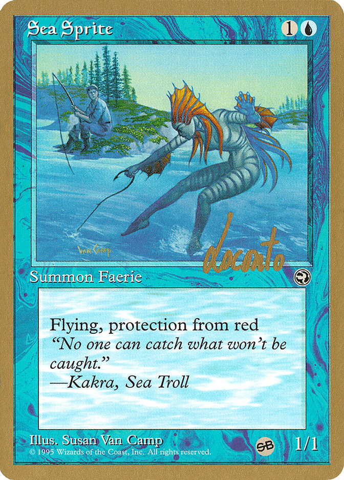 Sea Sprite (Michael Loconto) (SB) [Pro Tour Collector Set] | Dumpster Cat Games