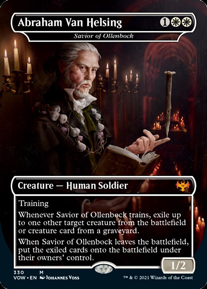 Savior of Ollenbock - Abraham Van Helsing [Innistrad: Crimson Vow] | Dumpster Cat Games