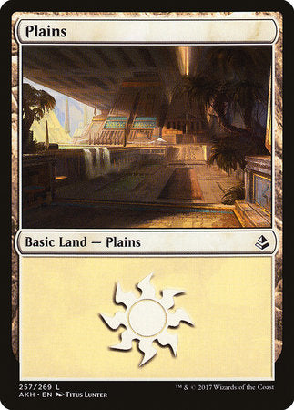 Plains (257) [Amonkhet] | Dumpster Cat Games