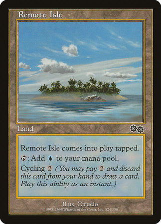 Remote Isle [Urza's Saga] | Dumpster Cat Games