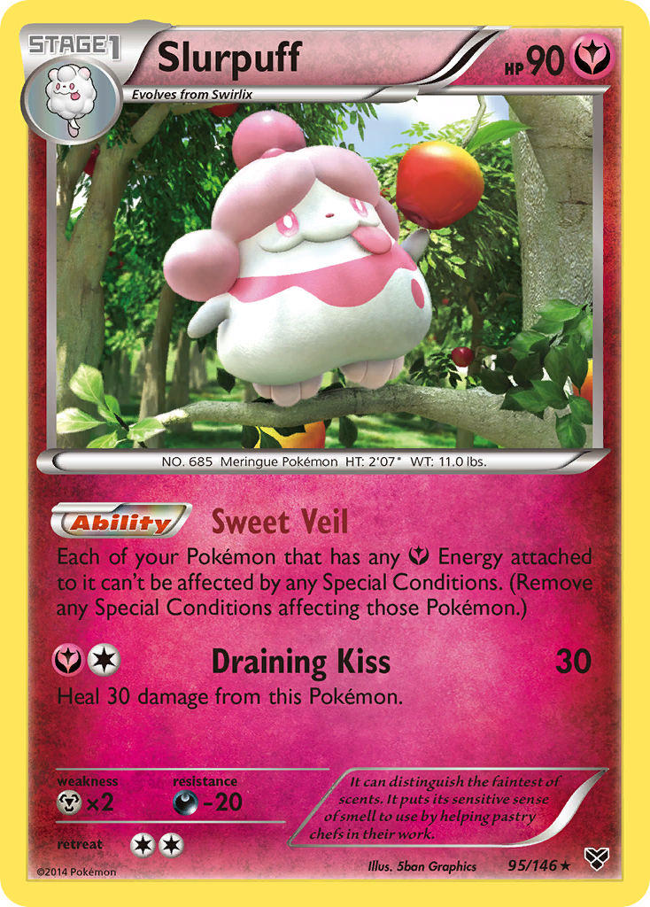 Slurpuff (95/146) [XY: Base Set] | Dumpster Cat Games